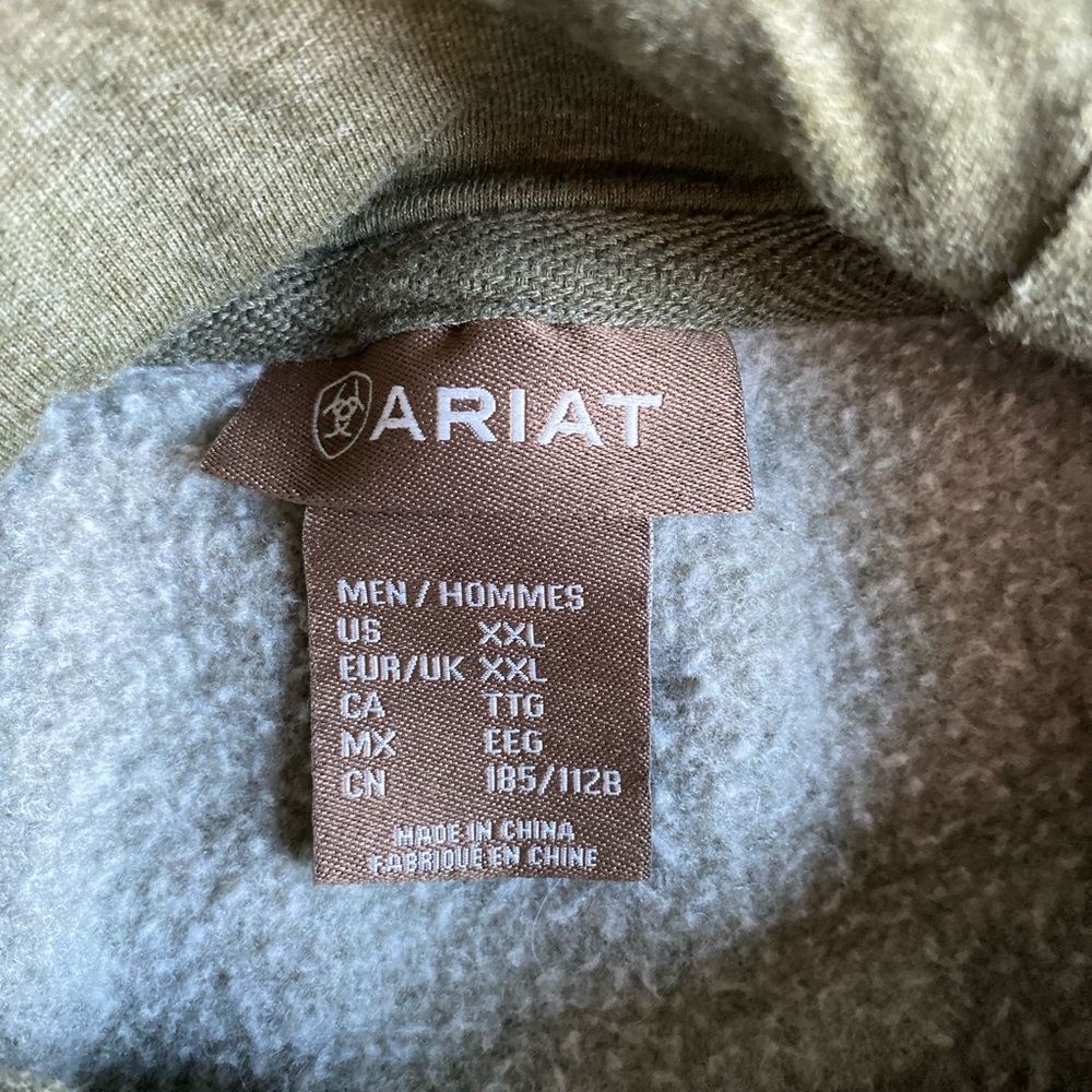 Ariat Men's Forest Green Hoodie - Picture 3 of 3